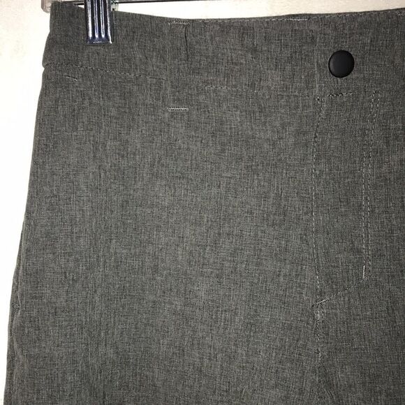 Hurley Men's Gray Heathered Flat Front  Walked Shorts Size 27 - Picture 3 of 8